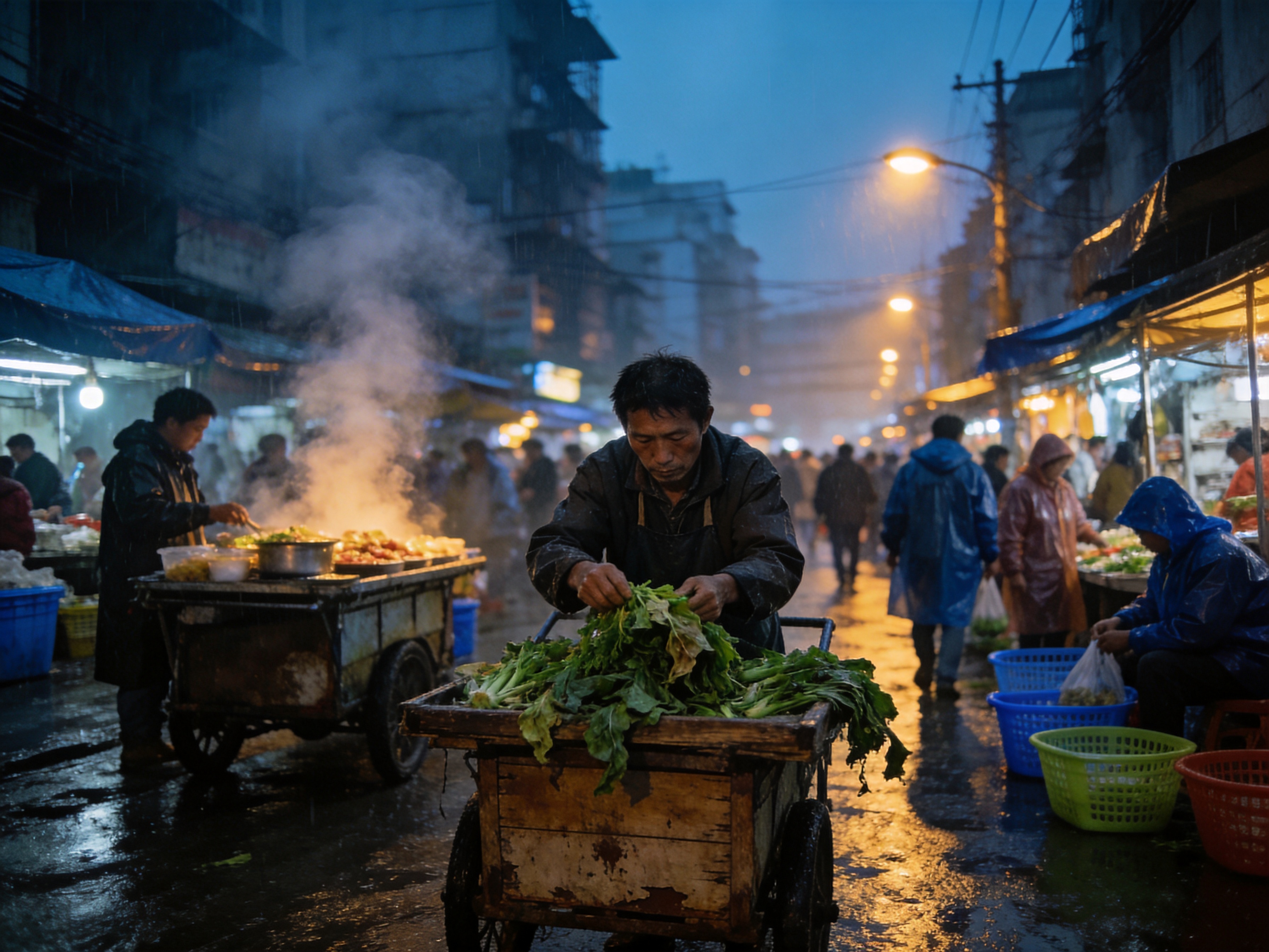 Dawn market vendor